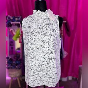 Women’s dressy ruffled neck top